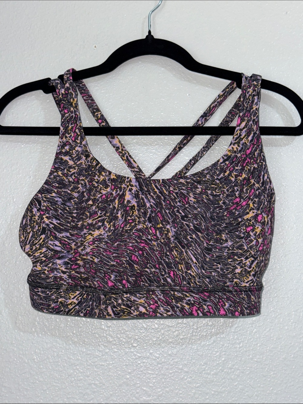 lululemon athletica Multicolor Printed Strappy Sports Bra